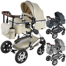 Lightweight Baby Stroller Pram Foldable Travel Buggy Safety Bar 5 Point Harness