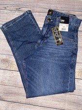 NEW Lee Women's Heritage High-Rise Straight Leg Denim Jeans Women  s 4 M