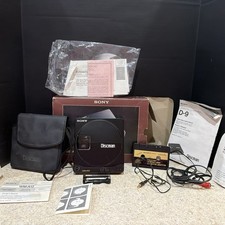 Sony D-9 Discman Compact Disc FOR PARTS - NOT WORKING-includes many items