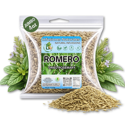 Romero   Dried Rosemary Leaves   4 oz (113g)   Premium   by BexpertsUSA