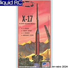 Atlantis Models H1810 1/40 Lockheed USAf X-17 Research Rocket Plastic Model Kit