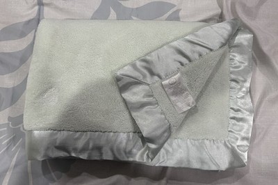 Koala Baby Light Green Stroller Blanket Luxe Plush Satin Trim Babies R Us 30x38 