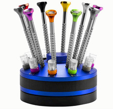 10pcs Watch Screwdriver Set 20 Blades for Watch/Jewelry/Eyeglass