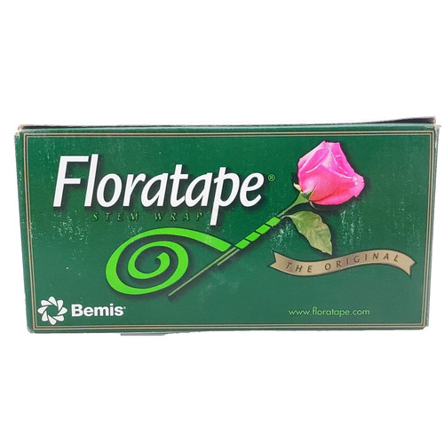 Brown Lot 12 Rolls of FLORATAPE Brand Floral Tape Stem Wrap Flowers 1/2" wide