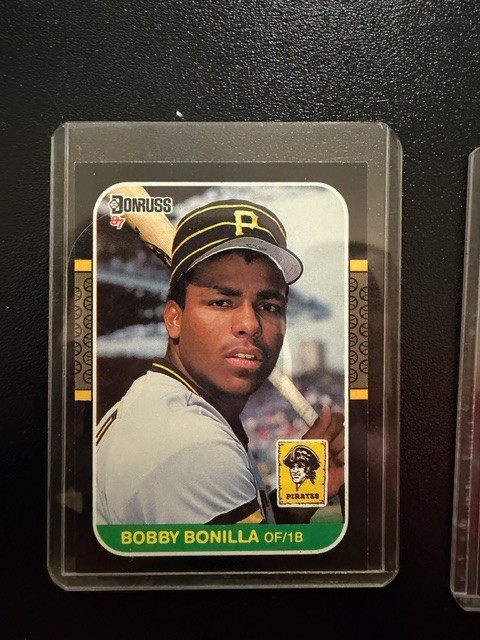 1987 DONRUSS MLB BASEBALL CARD PITTSBURGH PIRATES BOBBY BONILLA #558