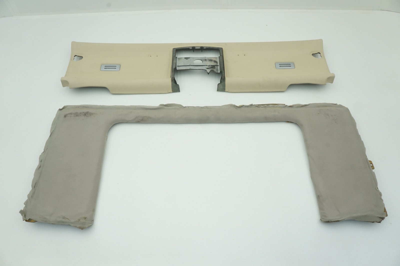 Set 2 Front Headliner Tan Leather OEM 51447148595 Rolls Royce Phantom Vii 2006