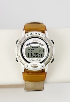 Vintage Casio Pro Trek Ley PRL-10 (Module 1645/1646) Thermometer Watch   Working