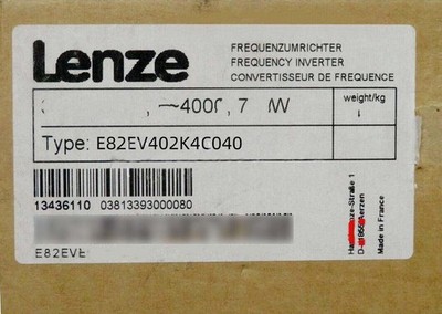 E82EV402K4C040 NEW LENZE E82EV402_4C040 Inverter Drives 8200   4.0kW *vy