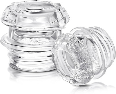 2 Pcs Coffee Percolator Glass Top Replacement Transparent Glass Filter Knob Top