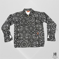 Retro Cookman Delivery Jacket EX Warm - Paisley Black Size M medium 21x28