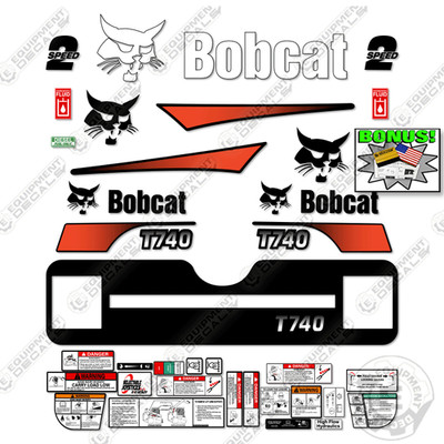 Fits Bobcat T740 Decal Kit Track Loader M-2