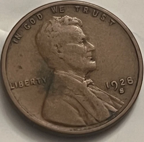 1928-S Lincoln Wheat Cent — San Francisco Mint — Circulated — BN629