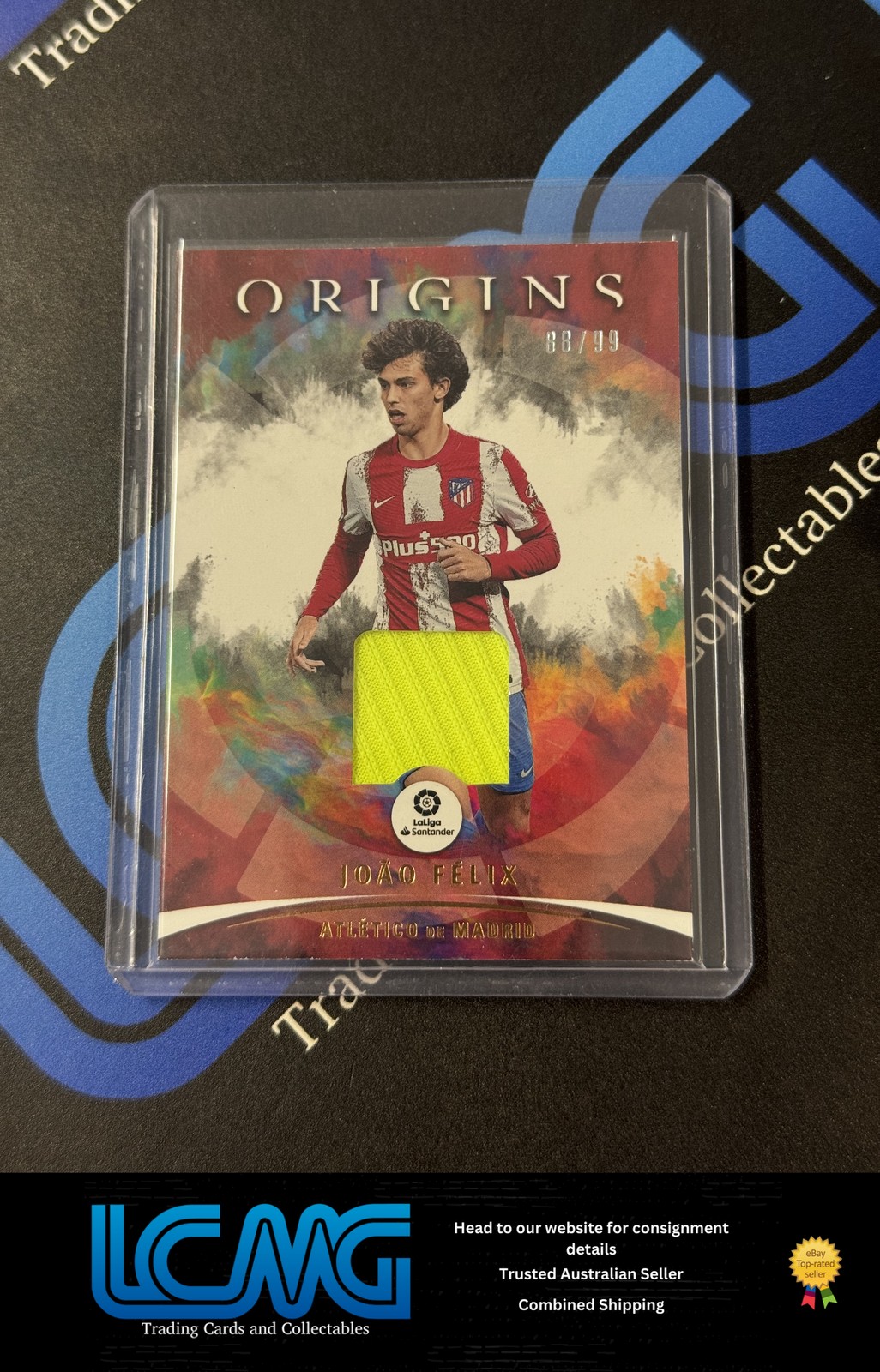 2021-22 Panini Chronicles #81 Joao Felix Origins La Liga Memorabilia #/99 WD