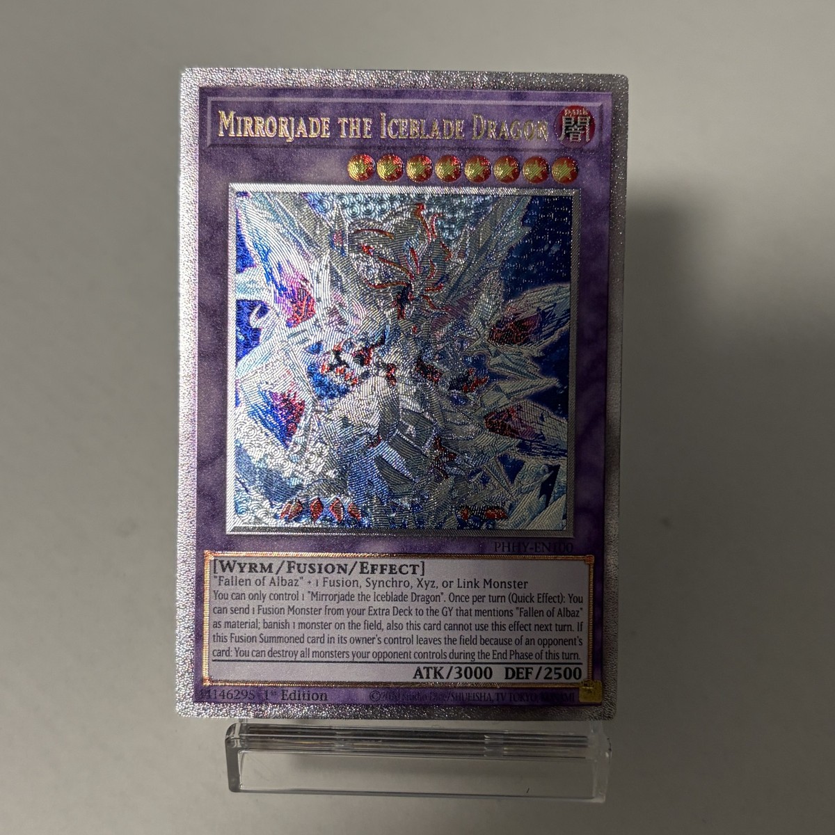 Custom|Mirrorjade the Iceblade Dragon|Ultimate|English|DIY Fan