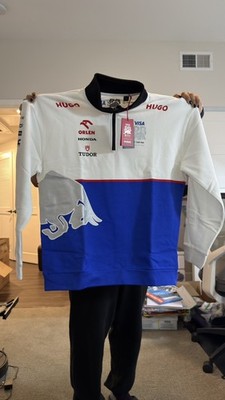 Formula One Team VISA Red Bull Cash App HUGO Men's Quarter-Zip Size Large