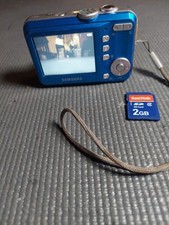 Samsung Digital Camera S860 Blue 8.1MP Tested Works