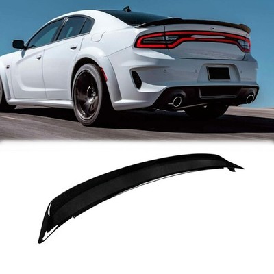 Trunk Spoiler Wing For 2015-2023 Dodge Charger Highkick Redeye Style Gloss Black