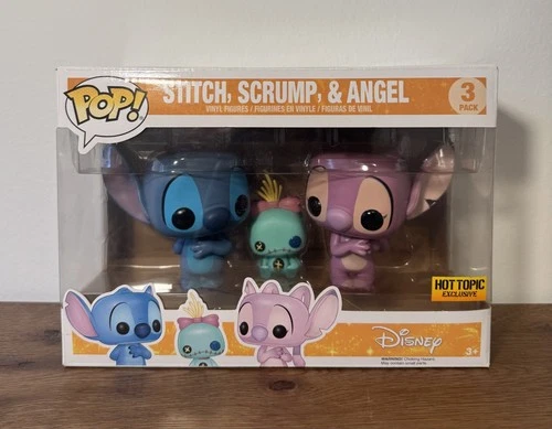 Funko Pop! Vinyl: Disney - Lilo & Stitch - 3 Pack - Stitch, Angel & Scrump