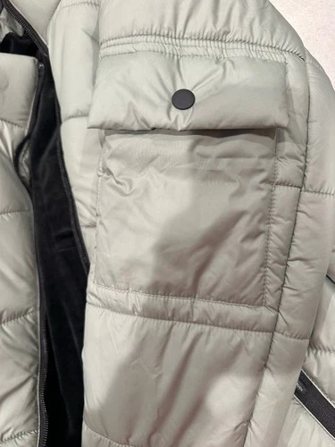 Helios The Heated Coat Men’s Heated Hooded Puffer Jacket Gray Size M Mid-Length image 8