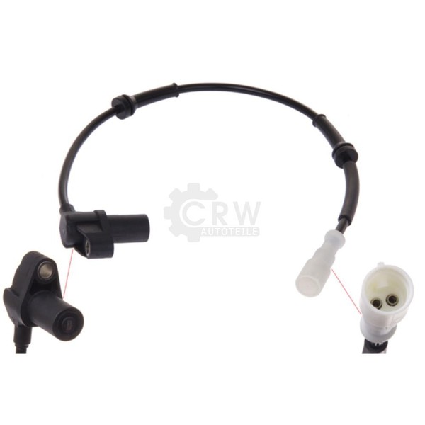 NK ABS Sensor Raddrehzahl Vorne Links Rechts FüR Renault Clio II Thalia I BB-image