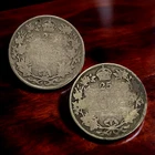No Date ND Canada 80% - 92.5% ?? Silver 25 Cents $0.50 FV Face Value 2 Coin Lot