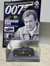 Eaglemoss James Bond Car Collection Peugeot 504 For Your Eyes Only 1:43