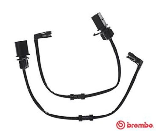 Brake Pad Wear Indicator Sensor fits AUDI A6 C7 3.0D Front 10 to 18 Brembo New - Image 28