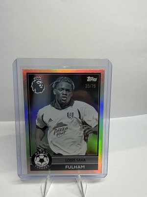 Louis Saha Retro Threads /75 Topps Premier League 2025-26 Fulham