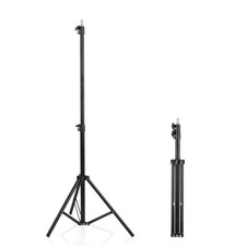 Black Professional Tripod Stand, 22-63, Projector, Light, DJ, C-Stand Alt