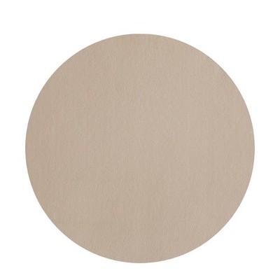 Asa Selection Tischset rund Lederoptik Ø38cm stone