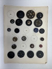 Lot Of 21 Vintage Antique Composite Sewing Buttons