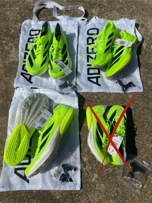 Adidas Adizero Avanti/Finesse Track Spikes Pack [9M, 9.5M, 12M] NEW! (x3)