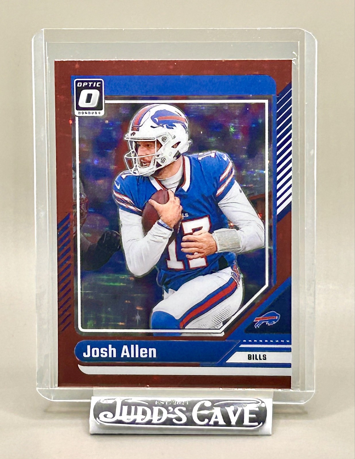 🚨 2024 Panini Donruss Optic JOSH ALLEN Red Stars Prizm #19 MVP Buffalo Bills 🏈