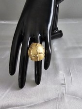 Golden Blossom Statement Ring