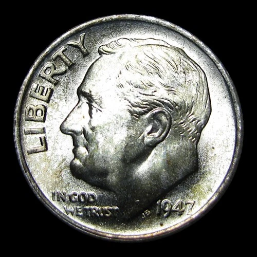 1947-S Roosevelt Dime Silver --- Gem BU+ Condition Coin --- #PP970