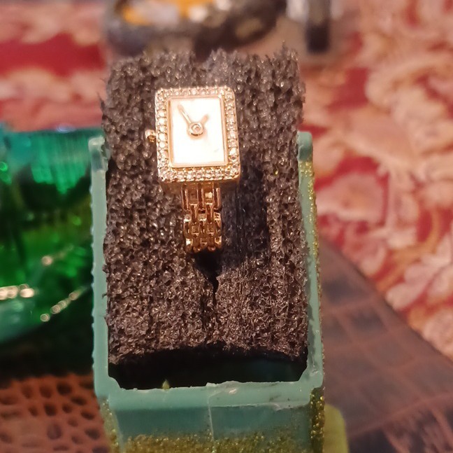 elegant rectangular watch ring - image 3