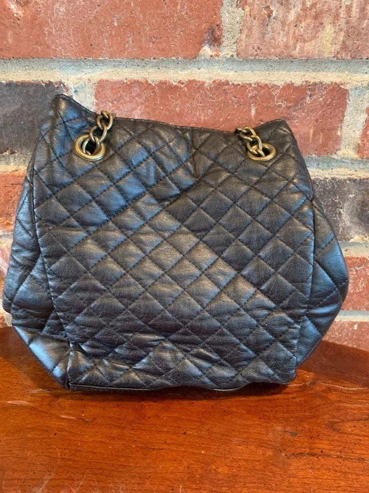 Bolso pequeño Vans acolchado imitación cuero ⛓️metal bronce... - , Foto 2 de 4