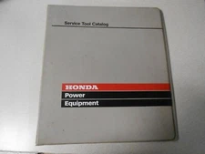 Vintage Honda Power Equipment Service Tool Catalog 1in 3 Ring Binder Only HPESTC