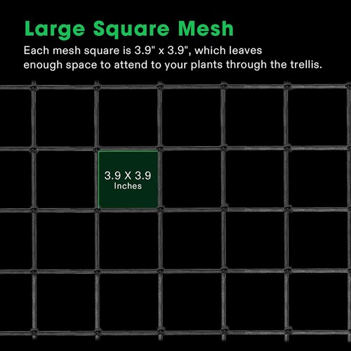 VIVOSUN 2x4'/3x3'/4x4' Elastic Trellis Netting 3mm thick for Grow Tent Gardening - Picture 22 of 37