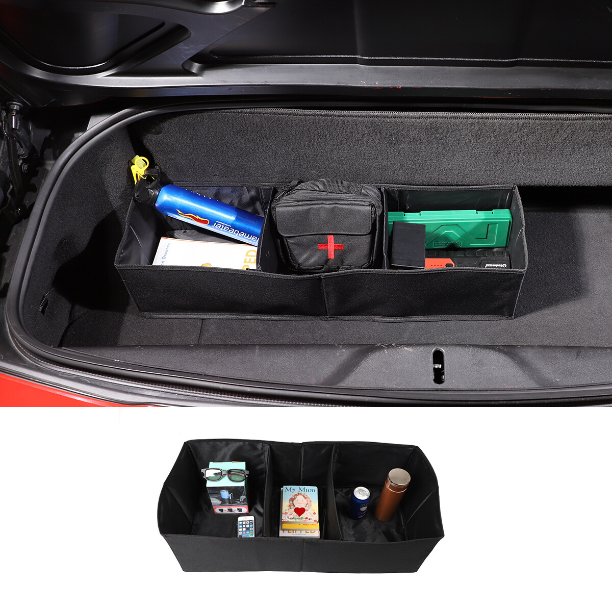 Trunk Oxford Cloth Organizer Storage Box Bag For Corvette C7 2014