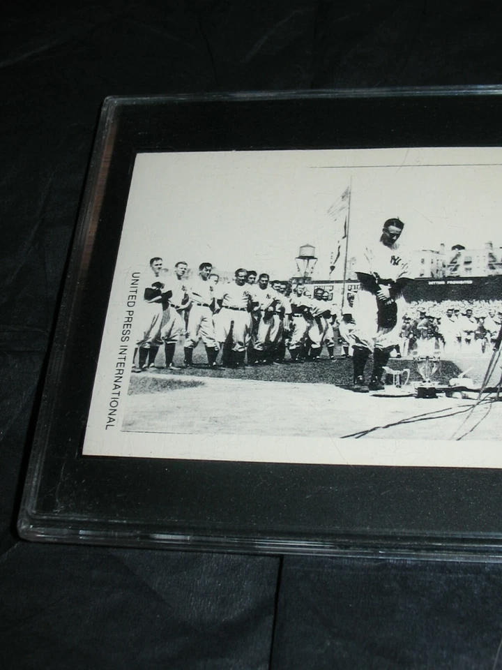United Press International Lou Gehrig 1979 SGC 88 casi nuevo/como nuevo 8 Foto 3 de 4