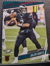 2020 Chronicles Prestige Jalen Hurts Red 165/199 Rookie Card 310 RC EAGLES