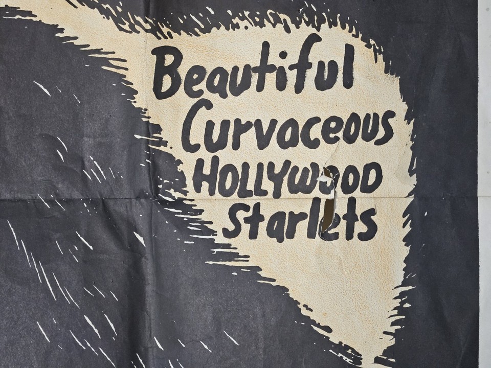 Vintage Dr. Silkinis Show Poster Horror Halloween Frankenstein Monster