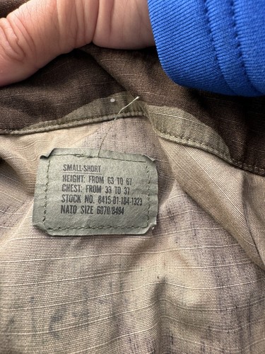 US ARMY Woodland Camo Combat Official Military Uniform Small Short - Picture 2 of 6