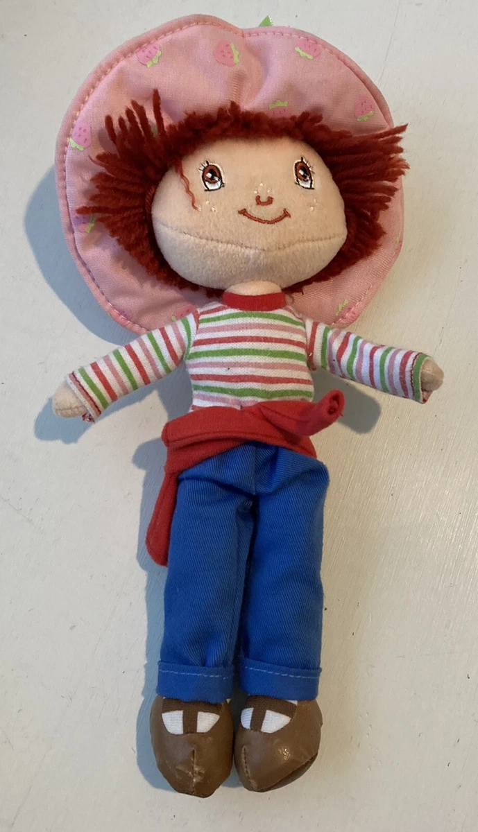 Bandai 11 Strawberry Shortcake Doll Plush Pink Hat Brown Shoes eBay