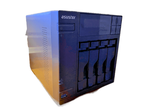Asustor AS-604T 2x 4TB NAS-Server 4 Bay 3x USB 3, DLNA, HDMI, Backup, - Afbeelding 1 van 9
