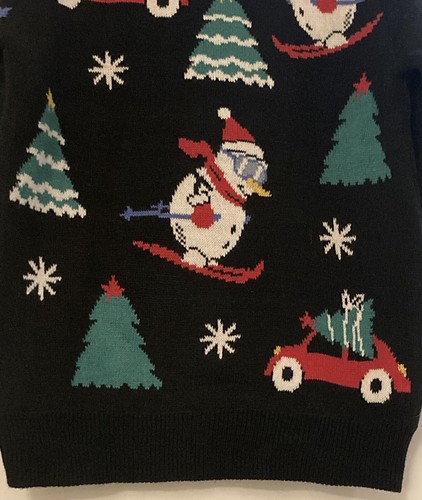 BOYS CHRISTMAS SNOWMAN TREE CAR SNOWFLAKE XMAS JUMPER 2-3 YEARS BNWT NEW FESTIVE - Picture 7 of 9