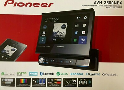 Pioneer - AVH-3500NEX - 1-DIN 7-Inch Flip Out AV Receiver with 