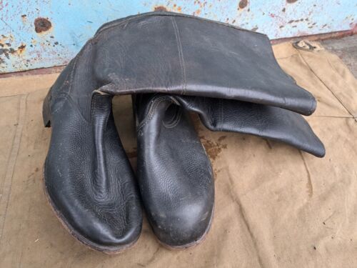 Sowjetisch Russische Kalbsleder Stiefel RKKA RIA und Suomi Style WW1/WW2 Gr. 41 (262) Neu - Bild 2 von 14