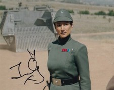 INDIRA VARMA signed Autogramm 20x25cm STAR WARS OBI WAN in Person autograph COA